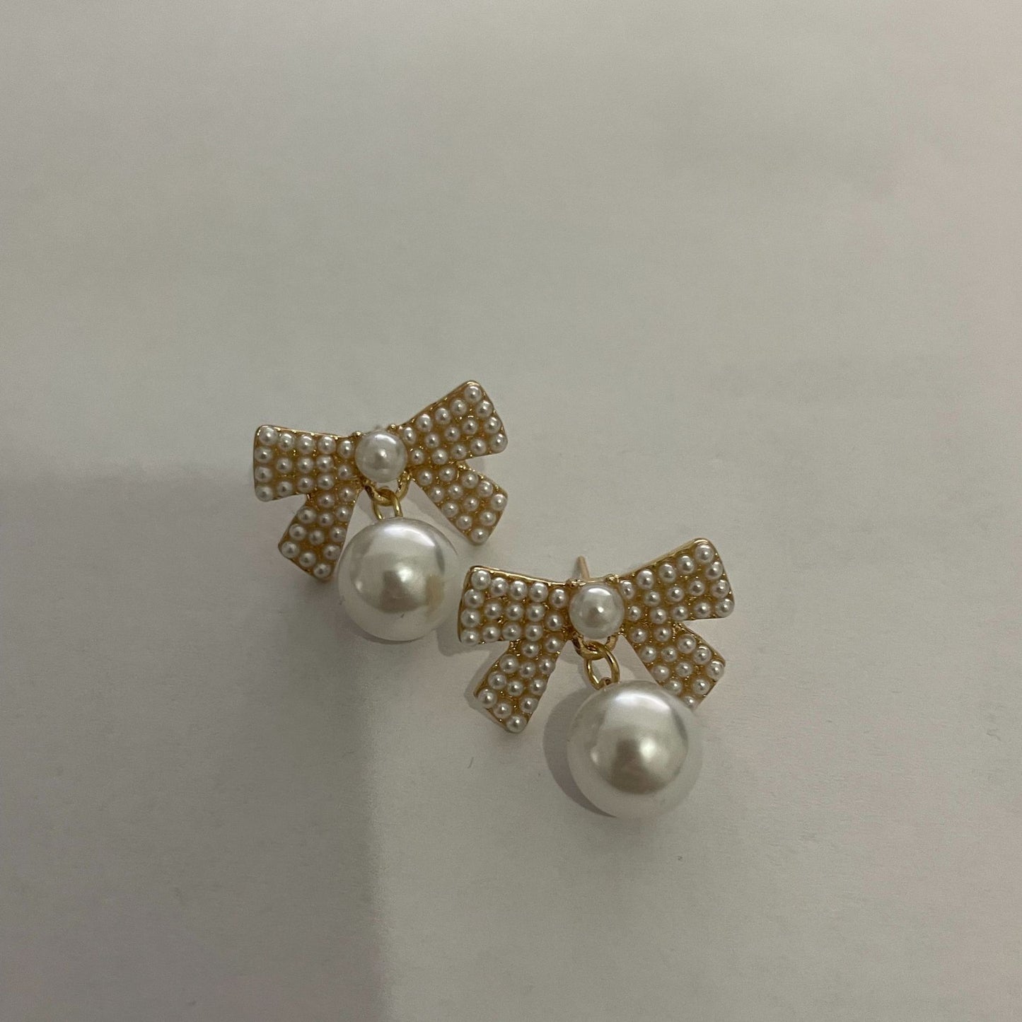 Women's Pearl For French Entry Lux Butterfly Earrings