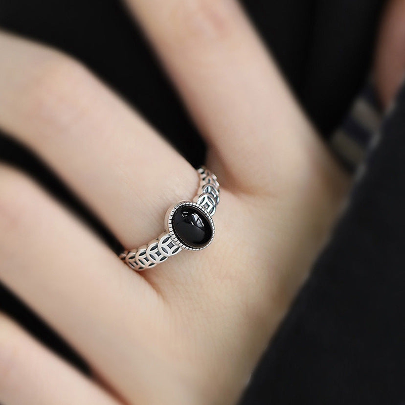 Women's Design National Fashion Little Finger Adjustable Ring