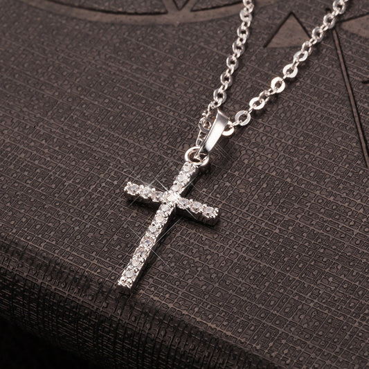 Women's Slouchy Cross Clavicle Chain Korean Necklaces