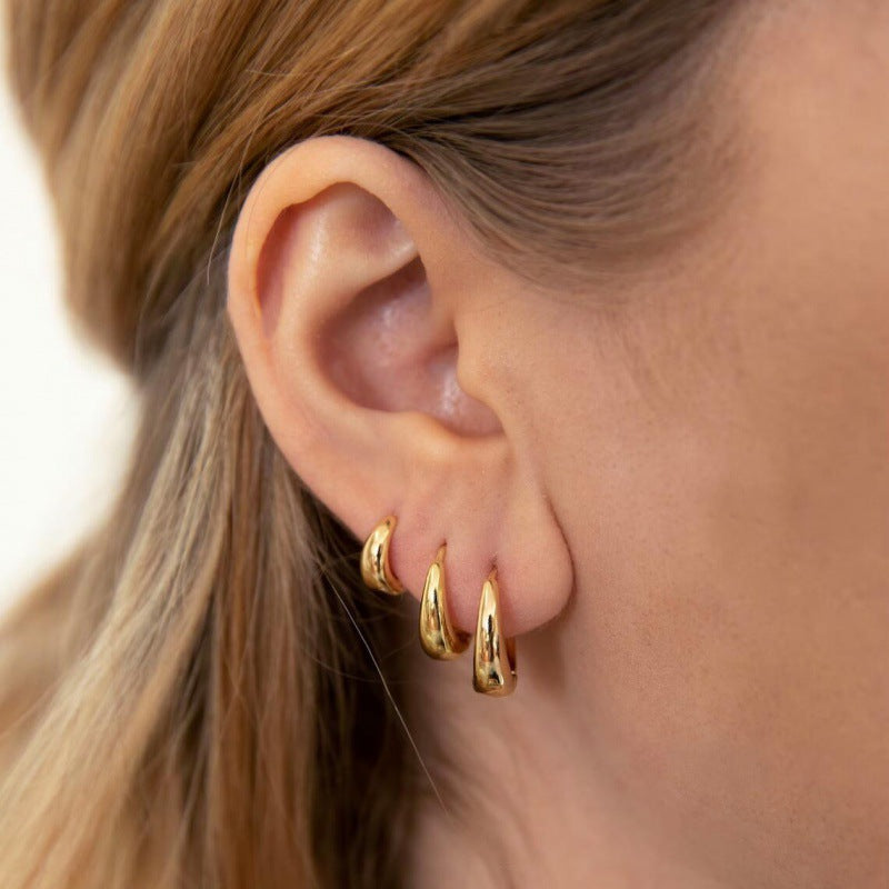 Women's & Men's Simple High-grade Niche Alloy Graceful Personality Punk Earrings