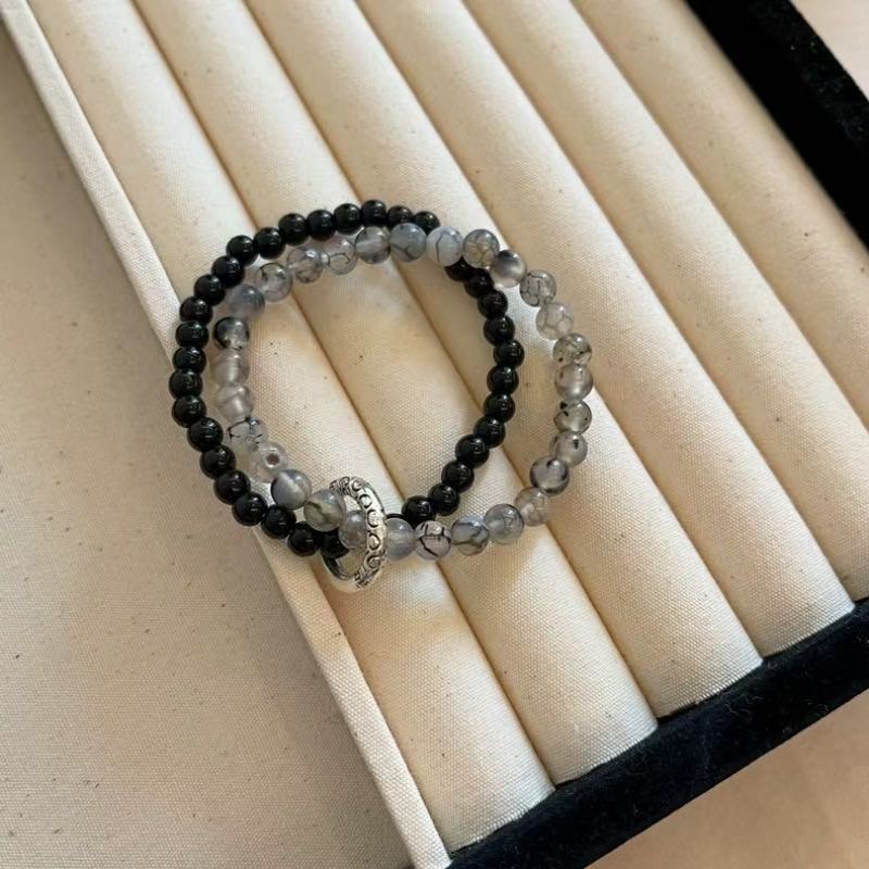 Strawberry Crystal Fashion Female Live Glass Chipping Bracelets