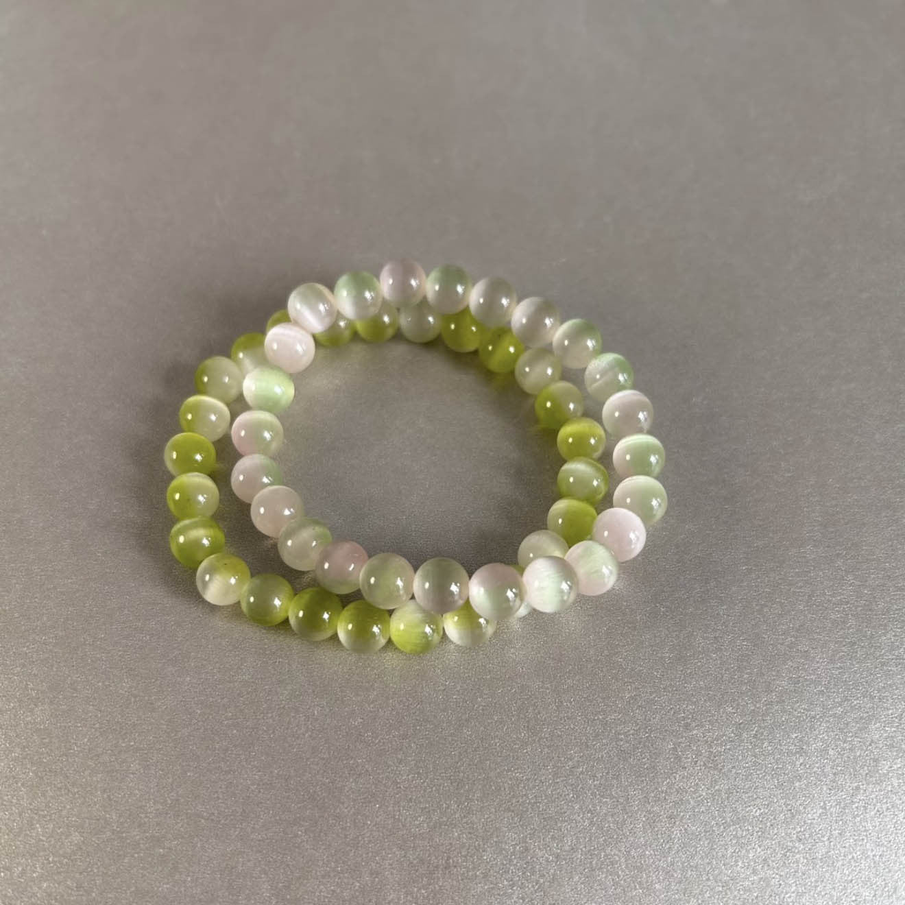 Women's Green Mist Opal Fresh White Cold Bracelet