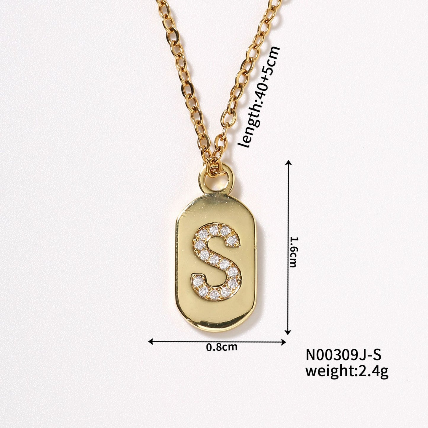 Best-selling English Letter Style Light Luxury Necklaces