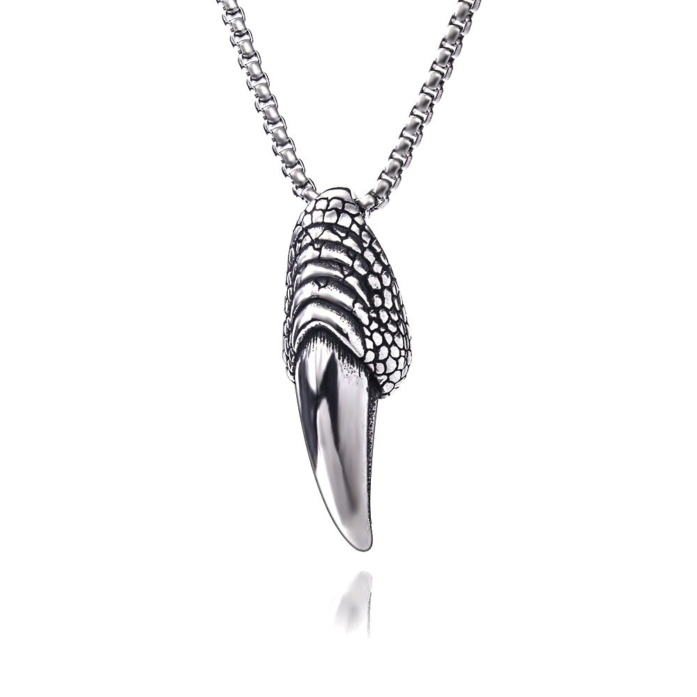 Men's Stainless Steel Hip Hop Cool Cross Trendy Clavicle Necklaces