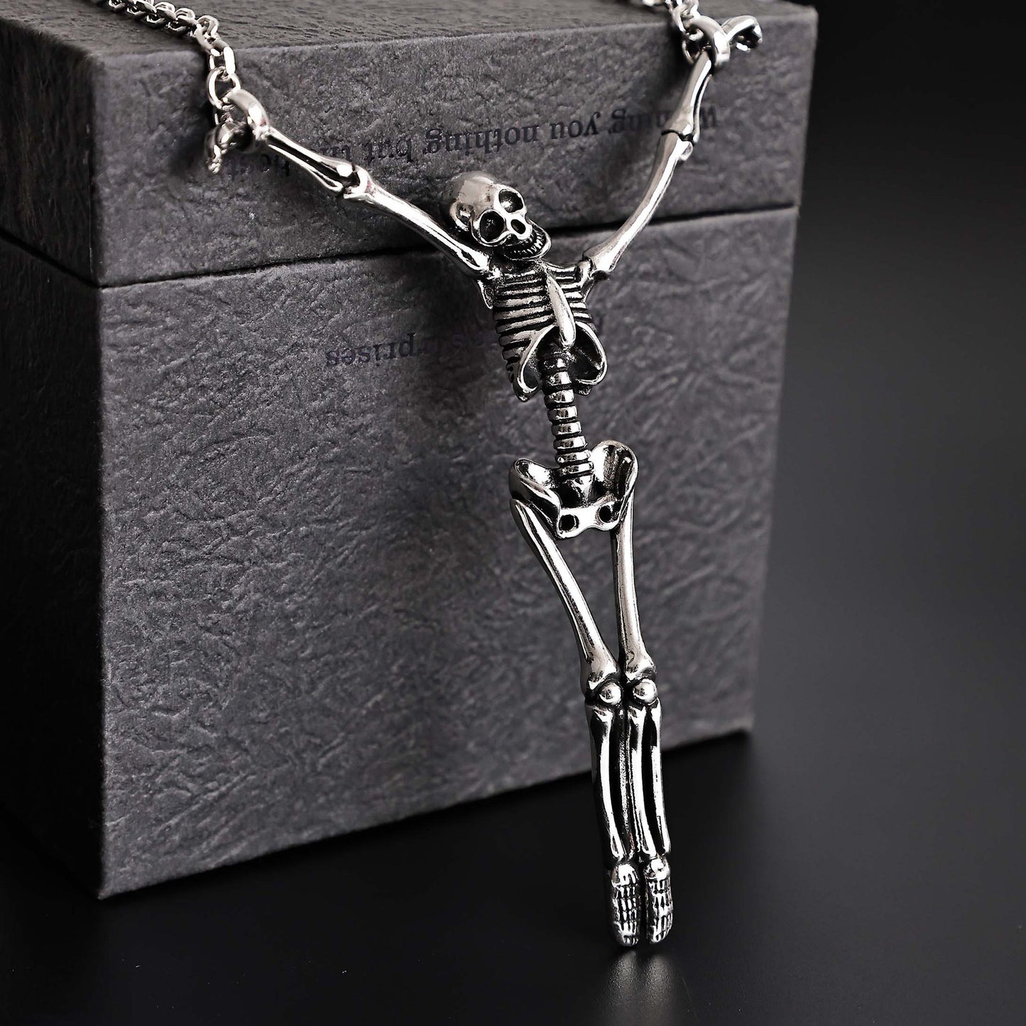 Punk Star Bone Saturn Halo Hipster With Personality Fashion Skull Pendants