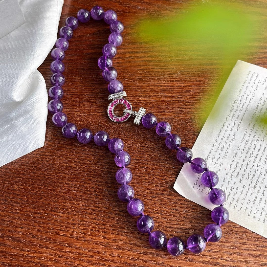 Left Right Boutique Royal Purple Natural Amethyst Knotted So Bracelets