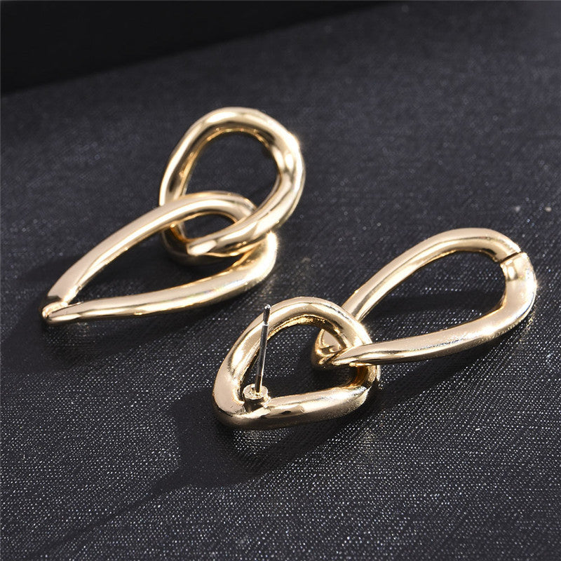 Women's Dance Butterfly Thread Fairy Temperamental Simple Long Eardrop Rings