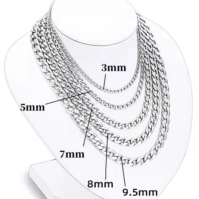 Women's & Men's Cold Style Niche Trendy Titanium Steel Necklaces