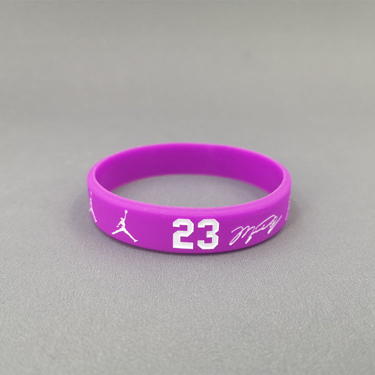 Basketball Kobe James Curry Sports Wristband Custom Luminous Bracelets