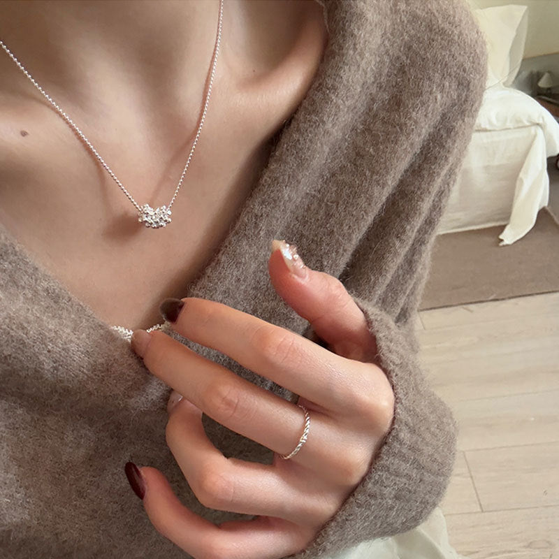 Women's Sier Light Luxury High-grade Design Clavicle Necklaces
