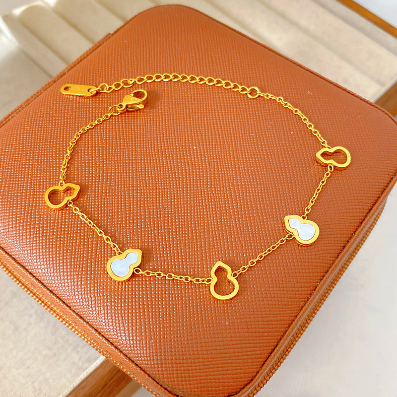 Light Luxury Micro Inlaid Zircon Woven Wire Mesh Fashion Temperament Bracelet
