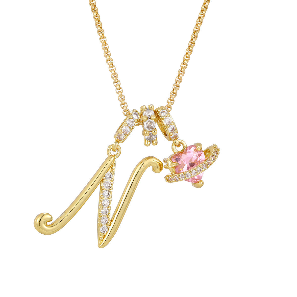 Dopamine English Letter Light Luxury Minority Necklaces