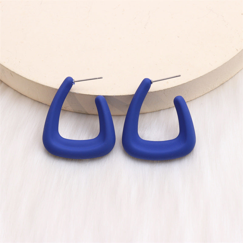 Women's U-shaped Personalized Acrylic Ear Simple Design Earrings