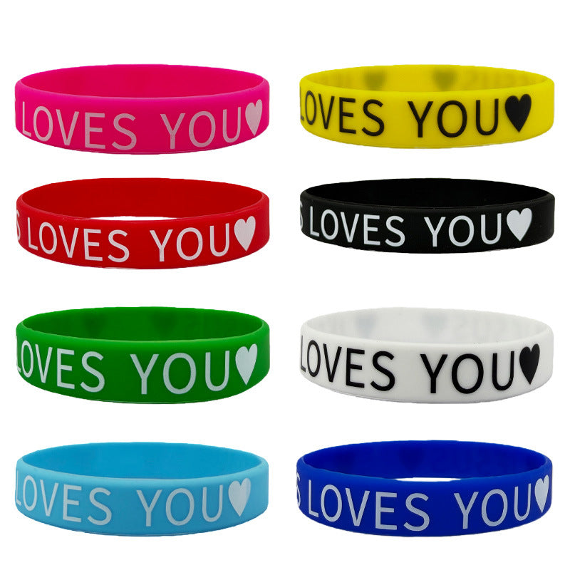 Flag Inspirational Faith Silicone Horse Party Graduation Rings