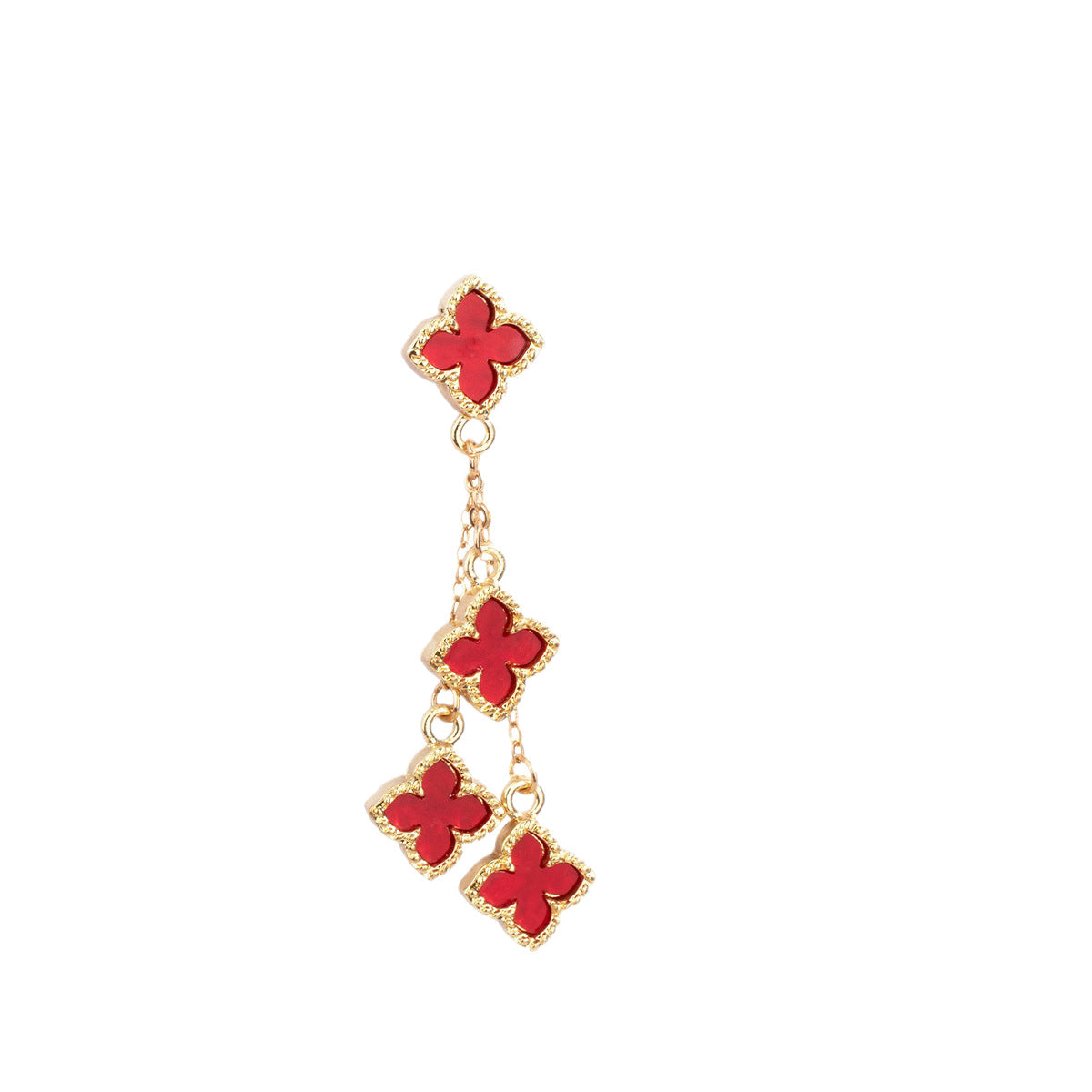 Women's Luxury Four-leaf Clover Alloy Flower Fashion Bracelet