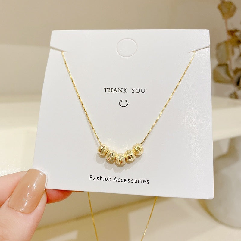 Women's Summer Fashion Heart For Design Simple Light Luxury Cold Style Necklaces