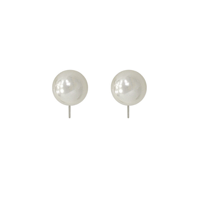 Cheng Pearl Pure Sier High-grade Light Earrings