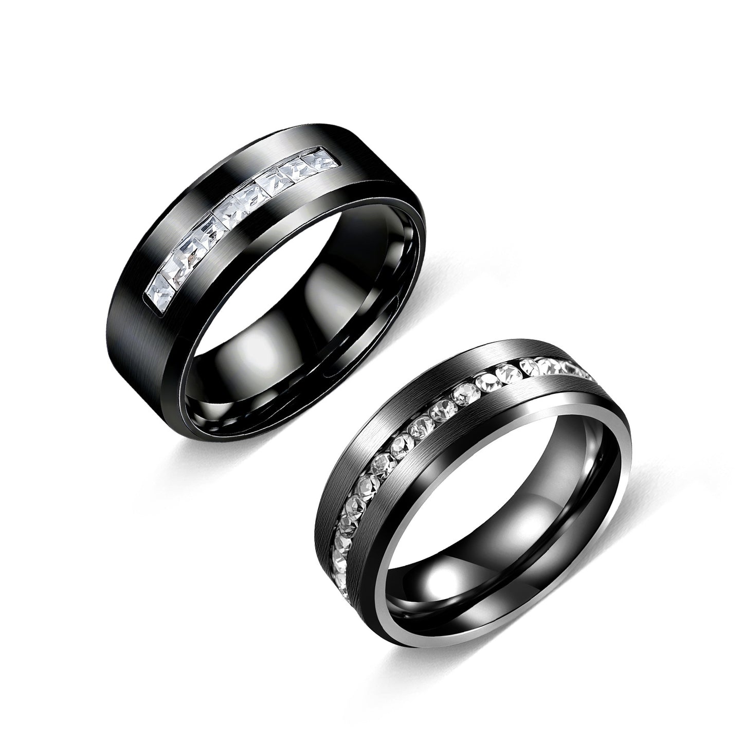 Affordable Luxury Fashion Couple Dating Stainless Ring