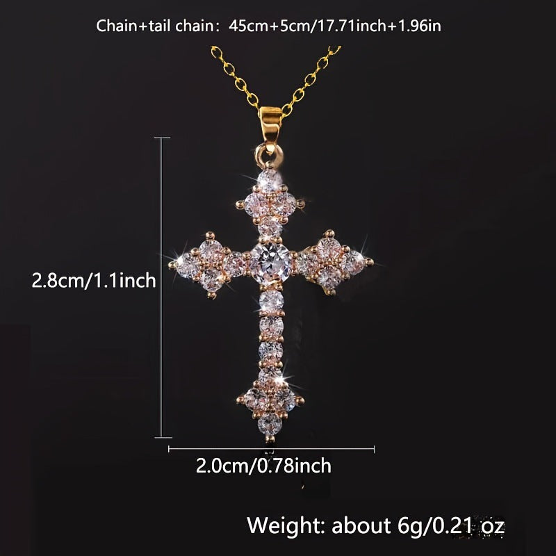 Attractive Fashion Elegant Exquisite Cross Suite Necklaces