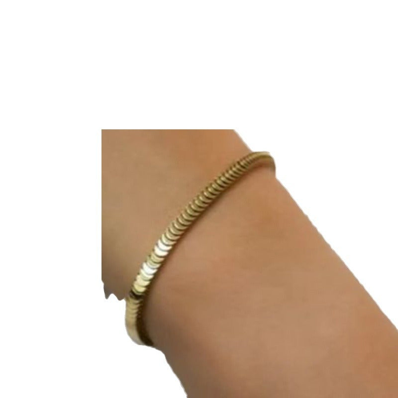 Fashion Scale Titanium Steel Gold Plating Necklaces