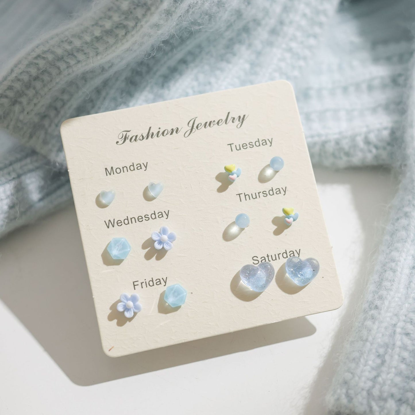 Female Pink Biological Porcelain Pin Ear Sensitive Skin Essential Stud Earrings