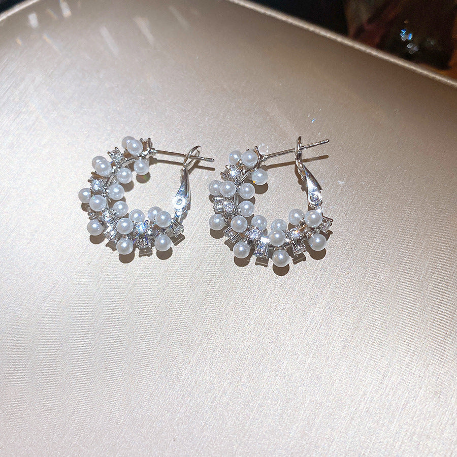 Dreams Garland Circle Pearl French Style Everyday Joker Rings