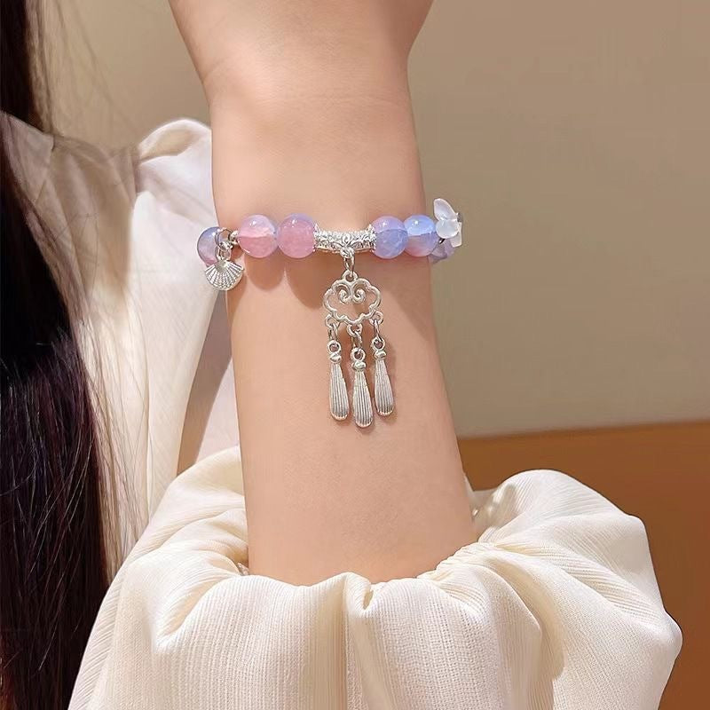 Beaded Tassel Female Design Good-looking Personality Versatile Bracelet