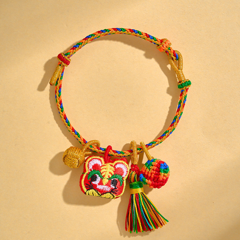 Children's Dragon Boat Festival Colorful Rope Hand-woven Small Bracelets