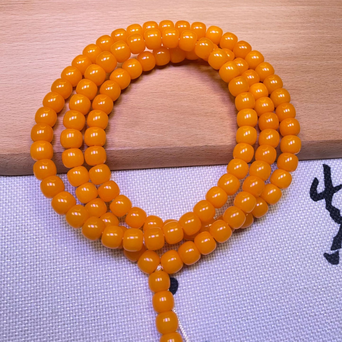 Dyed Grass Green Gray Jade Bodhi Root Beads Bracelets