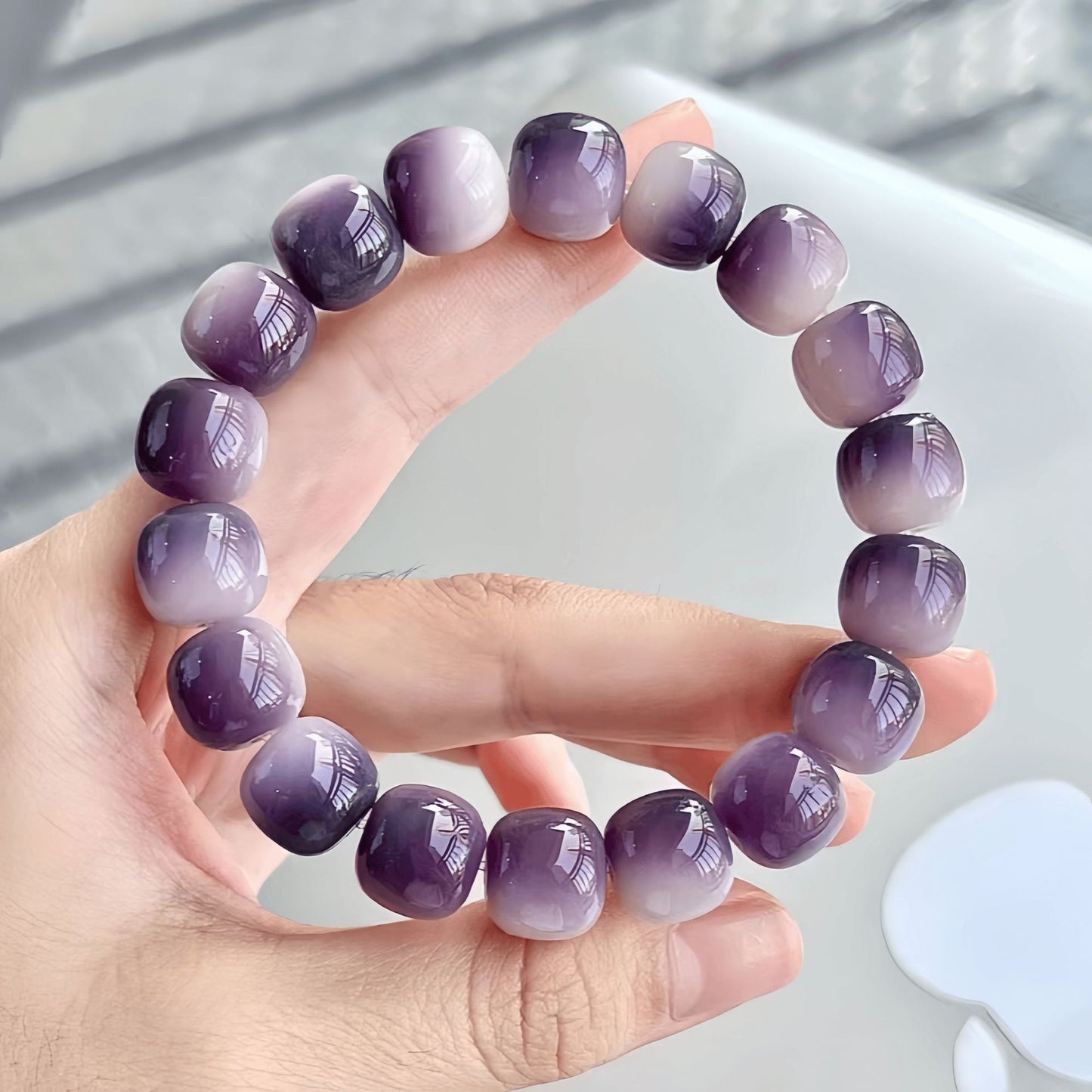 Natural Old Smoke Bodhi Female Version Pliable Temperament Seed Crafts Bracelet