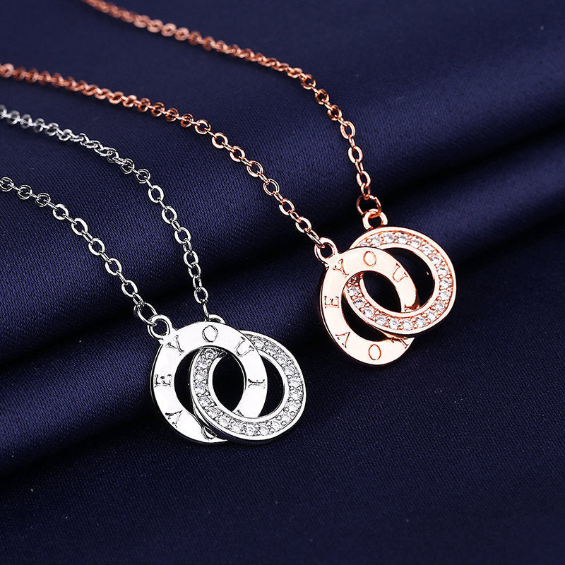 Women's Interest Light Luxury Temperament Clavicle Chain Double Necklace