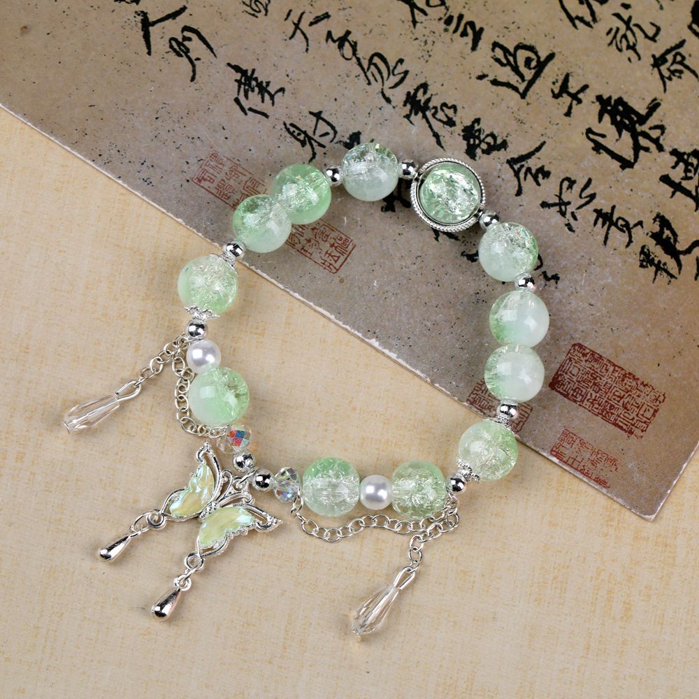 Bell Butterfly Hot Flower Crystal Cultural Bracelets