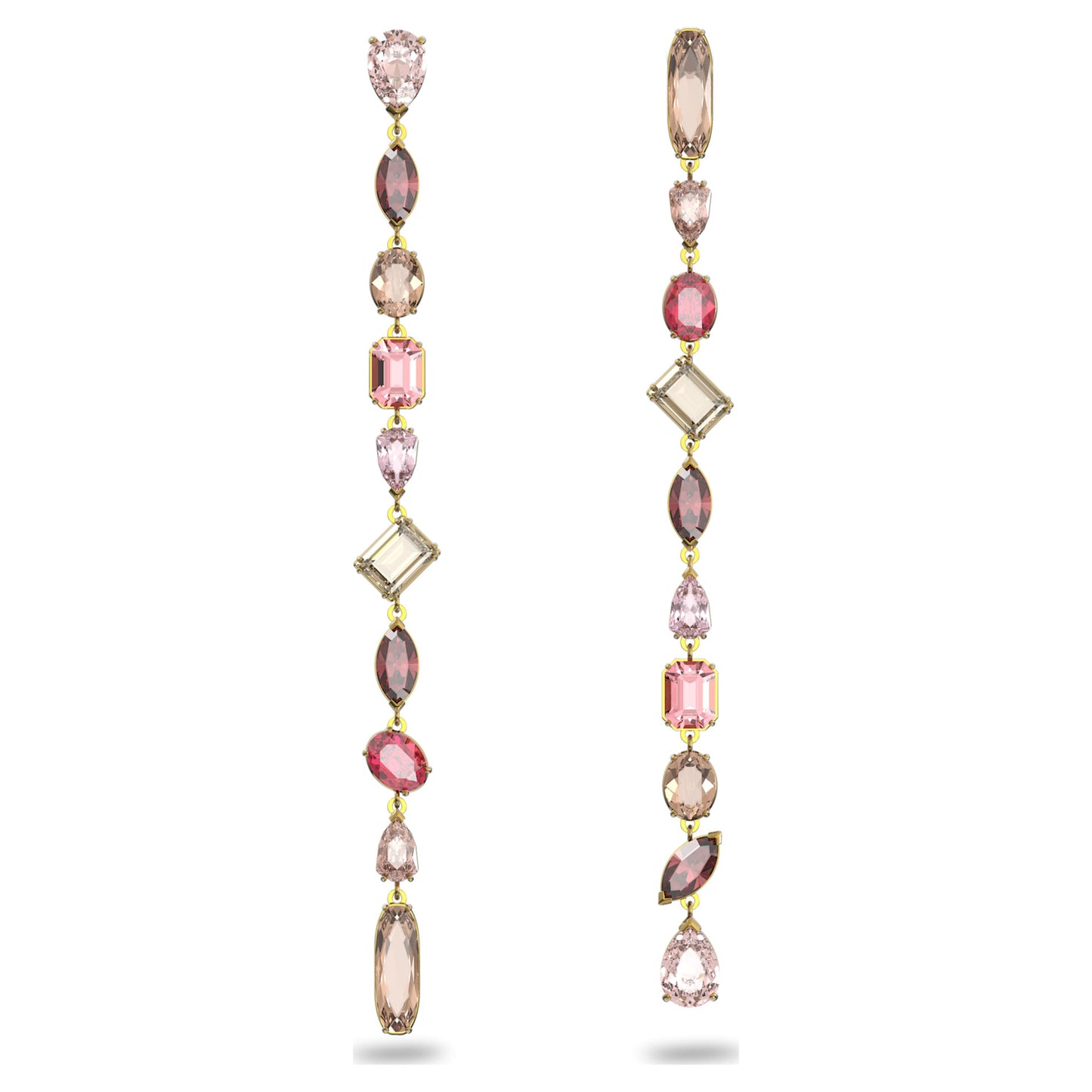 Candy Colorful Female Austrian Crystal Contrast Earrings