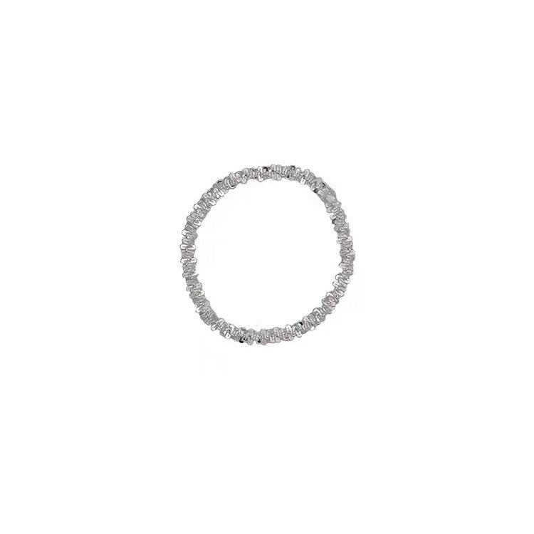 Women's Sier Sparkling For Trendy Design Index Finger Light Luxury Bracelets