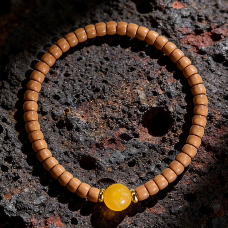 Women's & Men's Nuclear Tip Wall Straight Cut Pills Barrel Bead Bracelets