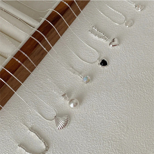Women's Heart Light Luxury Minority Clavicle Chain Cold Necklace