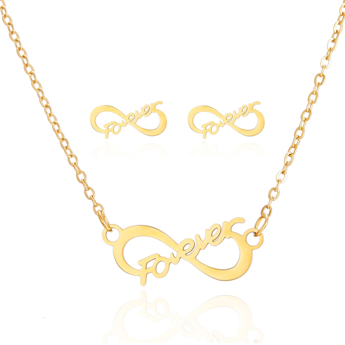 Mother's Day Hollow Heart-shaped Butterfly Combination Necklaces