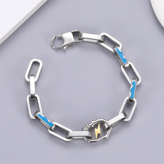 Thick Type Design High-grade Boys Hip Bracelets