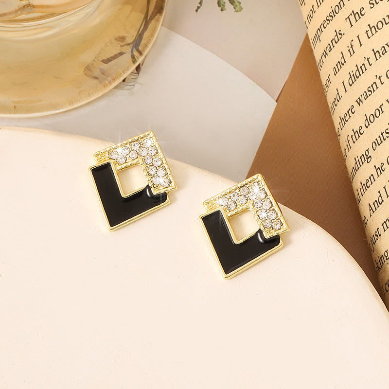 Korean Style Simple Vintage Pearl High-grade Ear Tassel Female Niche Earrings