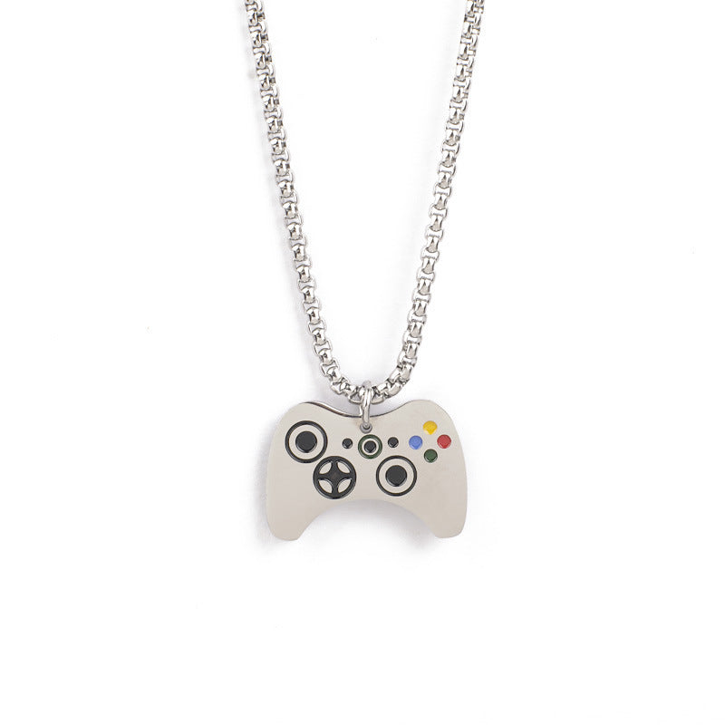 Women's & Men's Couple Handle Titanium Steel Personality National Fashion Necklace