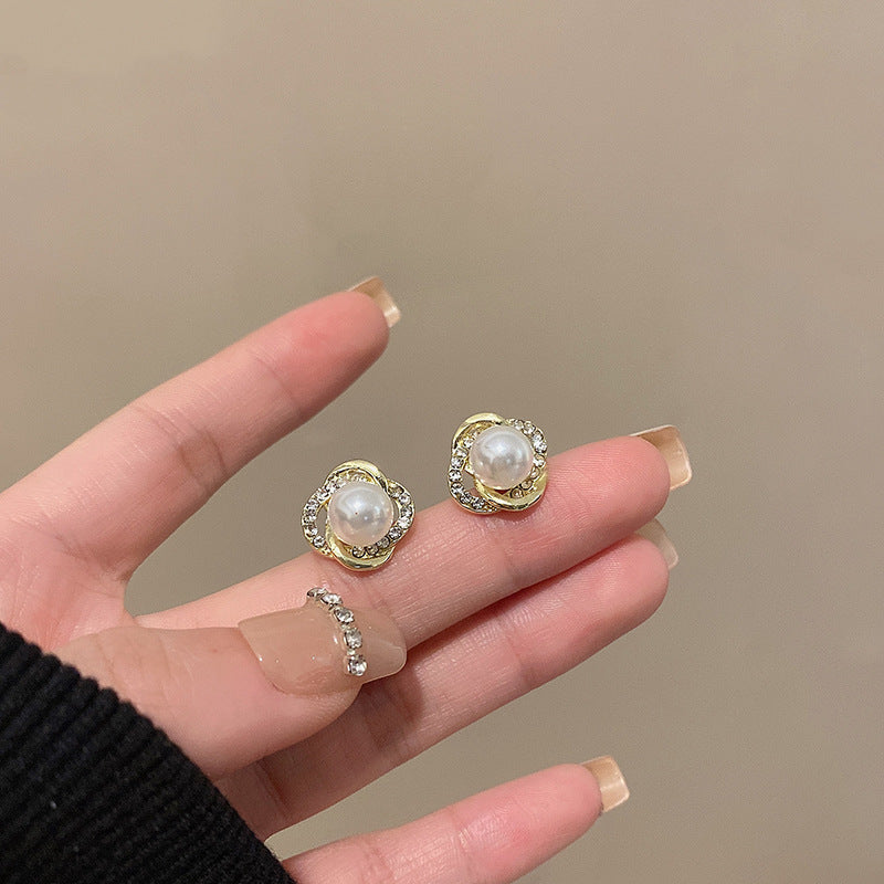 Women's Needle Pearl High Sense Niche Temperament Rings