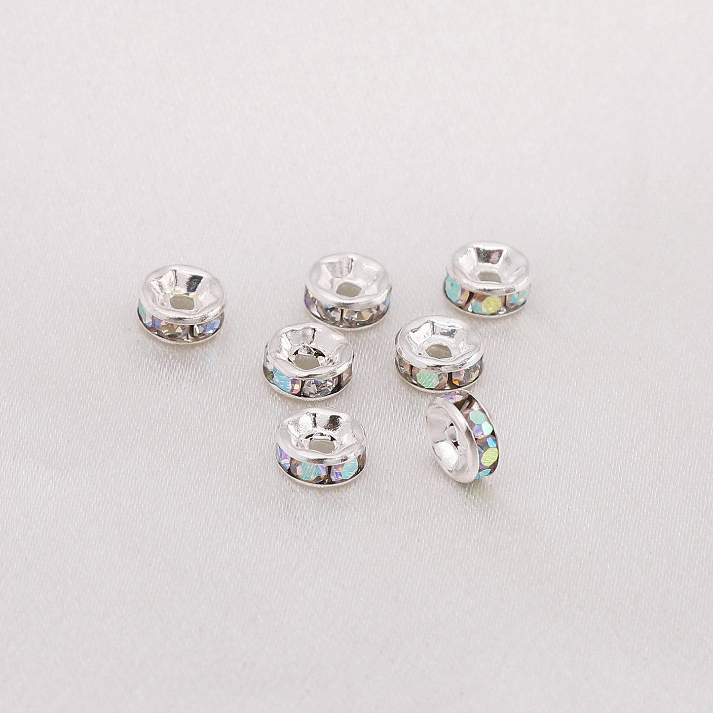 Versatile Hoop Floral Ball Separator Beads Jewelry Accessories