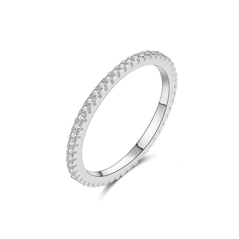 Personalized Trendy Imitation Diamond Full Gold Ring