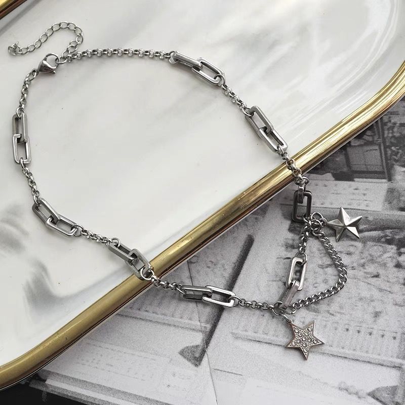 Cool Super Gas Seaside With Skirt Niche Gentle Design Sense Necklace