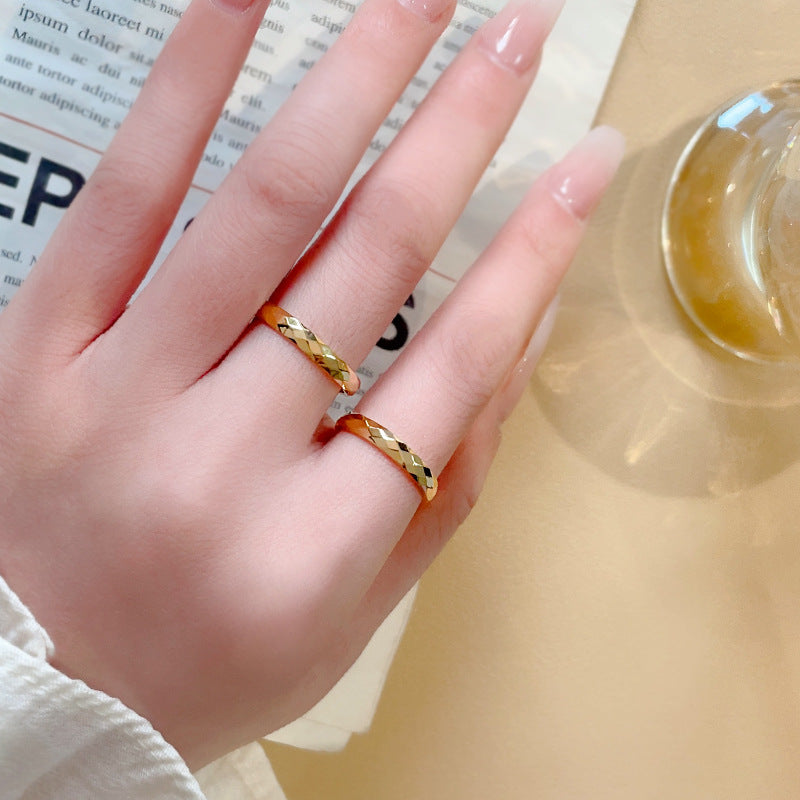 Women's Simple Gold Index Finger Tail Plus Rings