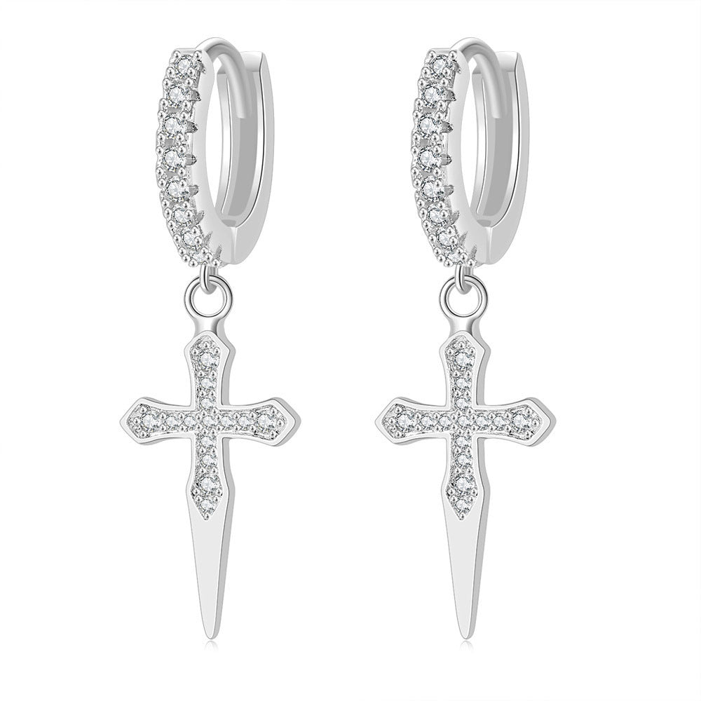 Women's & Men's Popular Zircon Cross Butterfly Star Moon Hip Ear Buckle