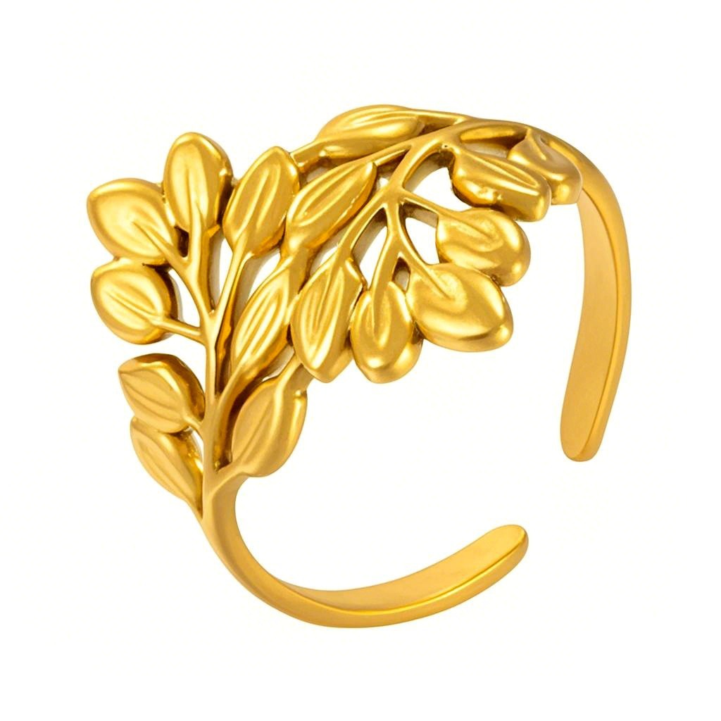Stainless Steel Irregular Line Love Heart-shaped High-grade Ring