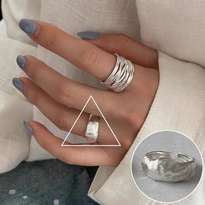 Women's Style Temperament Water Drop Retro Stylish Rings