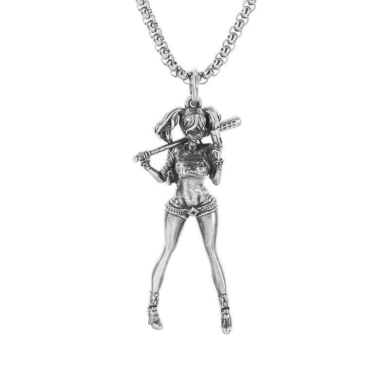 Women's & Men's Niche Angel Vintage Fashion Beauty Sweaters Necklaces