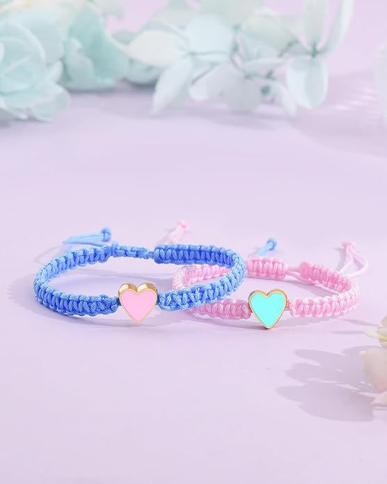 Hand-woven Alloy Love Adjustable Couple Band Bracelet